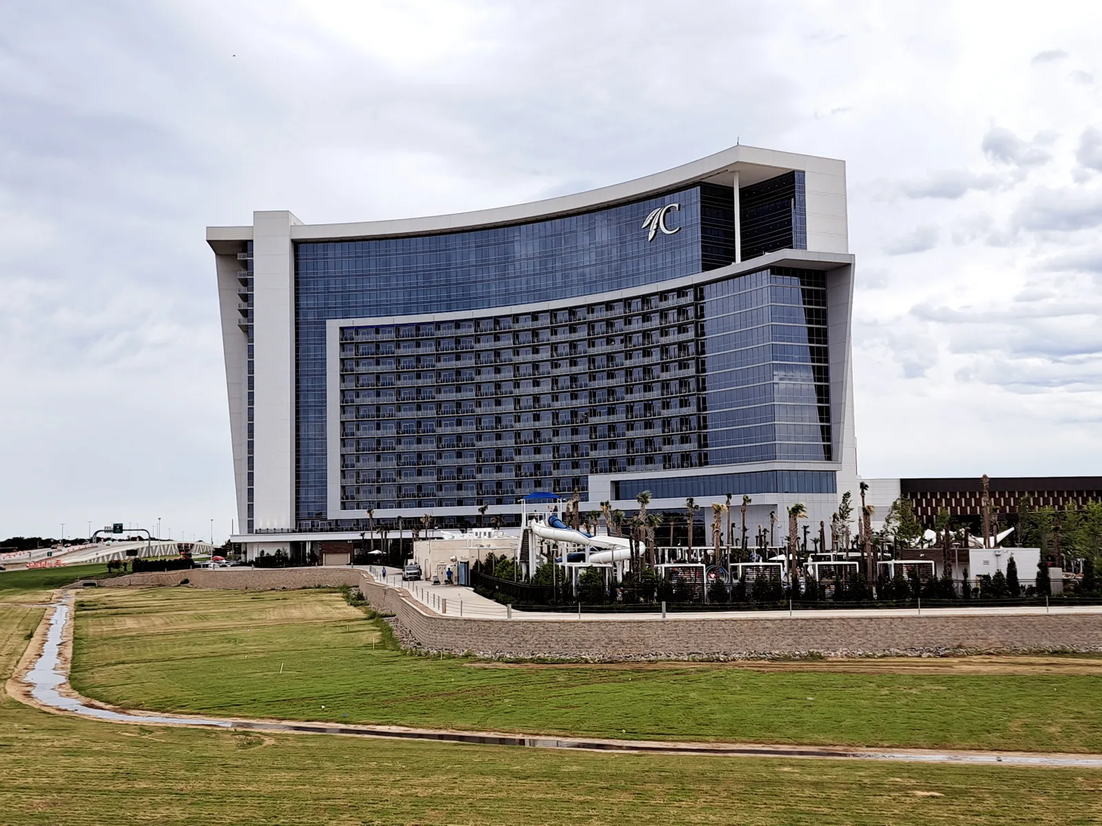 Exterior of Choctaw Casino & Resort in Durant, photographed in 2023